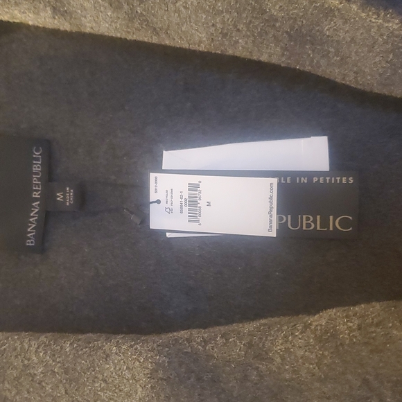 Banana Republic Unlined Double-Faced Coat Grey - Picture 3 of 6